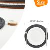 8pcs Round Coasters Cotton Trivets Set Woven Placemats 4.3 inch and 11.8 inch Diameter 100% Pure Eco Cotton, Boho, Farmhouse, Mid Century Modern, Kitc